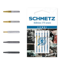 Load image into Gallery viewer, Schmetz Combi Edition Sewing Machine Needles Sizes 75-90 | 5 Pack