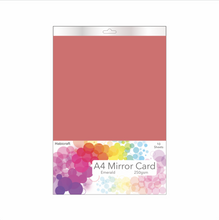 Load image into Gallery viewer, Habicraft A4 Rose Gold Mirror Card: 10 Sheets, 250gsm Cardstock