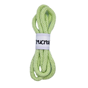 Trucraft - iCord French Knitting Rope - 1m Length - 100% Cotton - 009 Mint Green