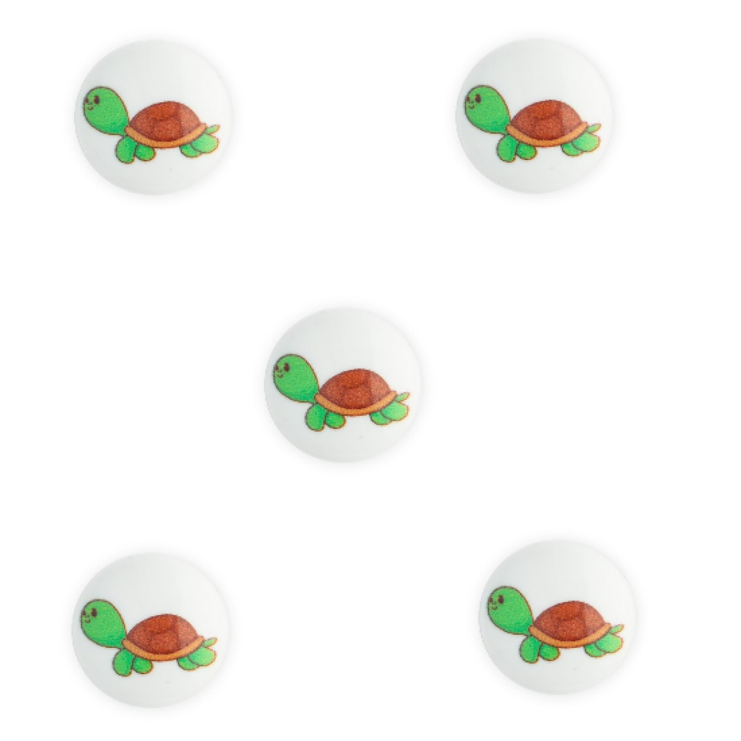 Trucraft - 15mm Turtle Shank Buttons - Pack of 5