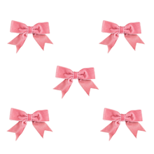 Load image into Gallery viewer, Trucraft - 8.5cm Velvet Ribbon Double Craft Bows - Blush Pink - Pack of 5