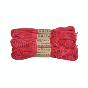Trucraft - Embroidery Cross Stitch Thread - Colour Safe - 6 Skein Pack - Watermelon
