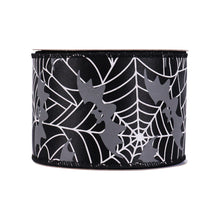 Load image into Gallery viewer, Habicraft - Halloween Bat Black Wired Ribbon - 63mm Wide x 9.14m Reel