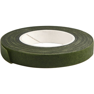 Creotime - Green Waterproof Florists Tape - 12mm Wide x 27m Roll