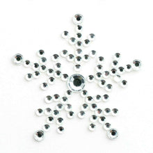 Load image into Gallery viewer, thecraftshop.net Italian Options - Rhinestone Christmas Snowflake Stickers x 6