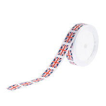 Load image into Gallery viewer, Union Jack - 20mm Satin Single Sided Ribbon - 10m Reel