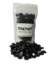Load image into Gallery viewer, Trucraft - Plastic Kam Snaps - 50 Sets - Black - Size 20 T5 12.4mm