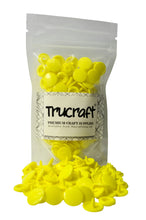 Load image into Gallery viewer, Trucraft - Plastic Kam Snaps - 50 Sets - Yellow - Size 20 T5 12.4mm