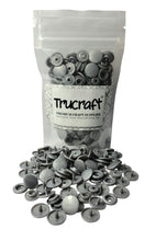 Load image into Gallery viewer, Trucraft - Plastic Kam Snaps - 50 Sets - Medium Silver - Size 20 T5 12.4mm