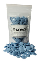 Load image into Gallery viewer, Trucraft -  Plastic Kam Snaps - 50 Sets - B27 Glossy Steel Blue - Size 20 T5
