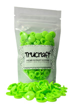 Load image into Gallery viewer, Trucraft - Plastic Kam Snaps - 50 Sets - B50 Glossy Lime Green - Size 20 T5