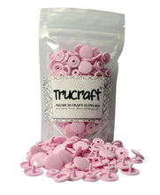 Load image into Gallery viewer, Trucraft - Plastic Kam Snaps - 50 Sets - Pastel Pink - Size 20 T5 12.4mm