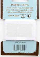 Load image into Gallery viewer, WWW.THECRAFTSHOP.NET Nortexx - Iron on Mending Tape - WHITE - 35mm Wide x 1m