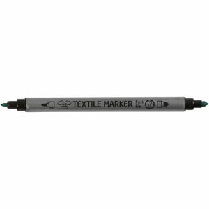 Creativ - Double Tip Permanent Fabric Textile Markers - Brights - Pack of 6