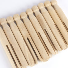 Load image into Gallery viewer, thecraftshop.net Dovecraft Essentials - Traditional Wooden Dolly Pegs - Pack of 10