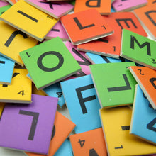 Load image into Gallery viewer, thecraftshop.net Dovecraft - Scrabble Letter Tiles - 2cm x 150 - RAINBOW