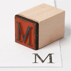 www.thecraftshop.net Creotime - Large Wooden European Alphabet & Number Rubber Stamp Kit