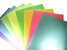 Load image into Gallery viewer, Dovecraft - Premium Pearlescent Metallic Card - Tropical - 240gsm - 8 x A4 Sheets