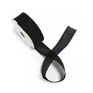 Trucraft - Burlap Ribbon - 38mm 1.5"  Wide x 20 Metres - Full Roll - Black