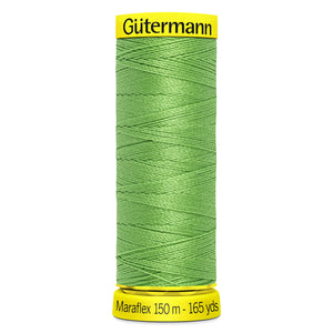 Gutermann - Maraflex Elastic Thread - 150m - 154 Lime Green