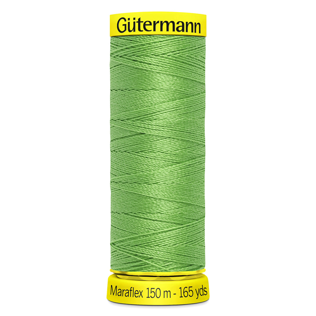 Gutermann - Maraflex Elastic Thread - 150m - 154 Lime Green
