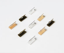 Load image into Gallery viewer, Trucraft – Bronze Dotted Jewellery Clamps: 16mm (Pack of 50)
