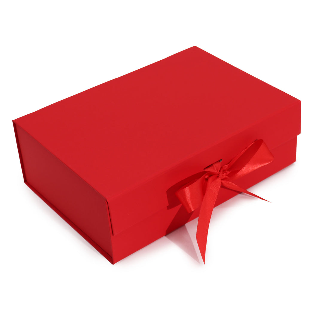 Luxury Gift Box - Red - Size Extra Large 33cm x 25cm x 12cm - Magnetic Closure