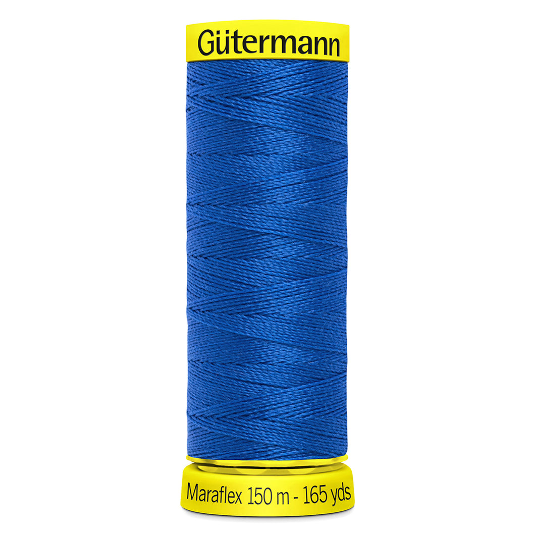 Gutermann - Maraflex Elastic Thread - 150m - 315 Electric Blue