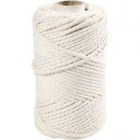 Load image into Gallery viewer, Creativ - Macrame Cord - 4mm Wide x 55m Roll - Off White
