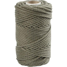 Load image into Gallery viewer, Creativ - Macrame Cord - 4mm Wide x 55m Roll - Moss Green
