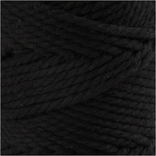 Load image into Gallery viewer, Creativ - Macrame Cord - 4mm Wide x 55m Roll - Black
