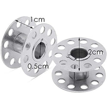Load image into Gallery viewer, Trucraft - Universal Metal Sewing Machine Bobbins - 15k - Flat - Pack of 10
