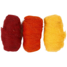 Load image into Gallery viewer, Creativ - Felting Wool - 3 x 10g Balls - Orange Harmony
