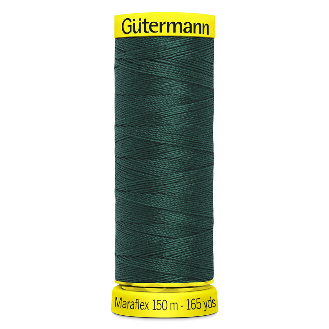 Gutermann - Maraflex Elastic Thread - 150m - 472 Sacramento Green