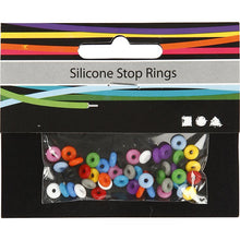 Load image into Gallery viewer, Creativ Company – Stop Rings: 3mm, Assorted Colours (Pack of 48)
