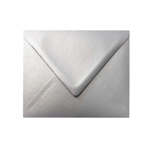 Trucraft - Silver Metallic Pearl Envelopes 6.5" x 5 3/4" 165mm x 146mm - Pack of 25