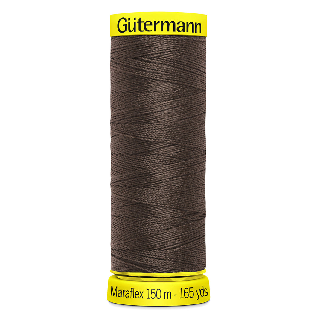 Gutermann - Maraflex Elastic Thread - 150m - 694 Brown