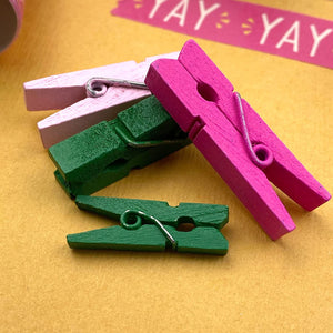 Dovecraft - Mini Craft Pegs - Tropical - Pack of 35