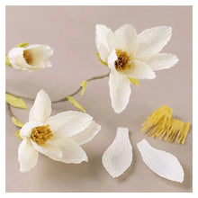 Load image into Gallery viewer, Creativ - Crepe Paper Flower Making Craft Kit - Magnolia Branch

