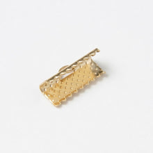 Load image into Gallery viewer, Trucraft – Gold Dotted Jewellery Clamps: 16mm (Pack of 50)
