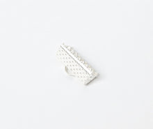 Load image into Gallery viewer, Trucraft – Silver Dotted Jewellery Clamps: 16mm (Pack of 50)
