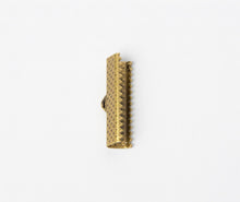 Load image into Gallery viewer, Trucraft – Gold Dotted Jewellery Clamps: 25mm (Pack of 50)
