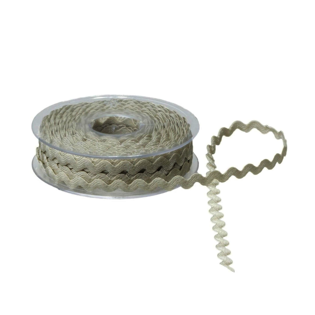 Trucraft - Ric Rac Trim - BEIGE - 6mm Wide - 5 Metre Length