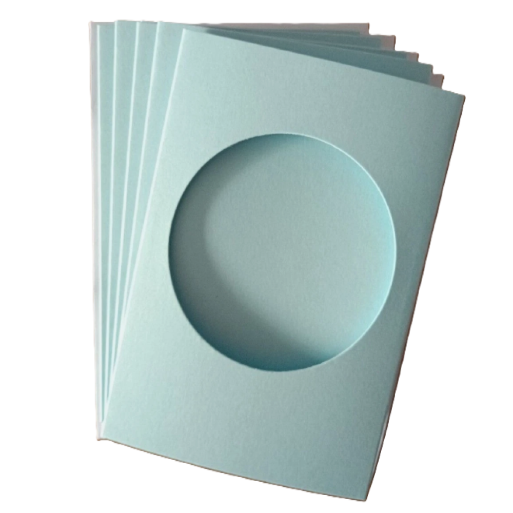 Trucraft – Blue A5 Blank Cards with Round Aperture (Pack of 5) – www ...