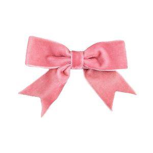 Trucraft - 8.5cm Velvet Ribbon Double Craft Bows - Blush Pink - Pack of 5