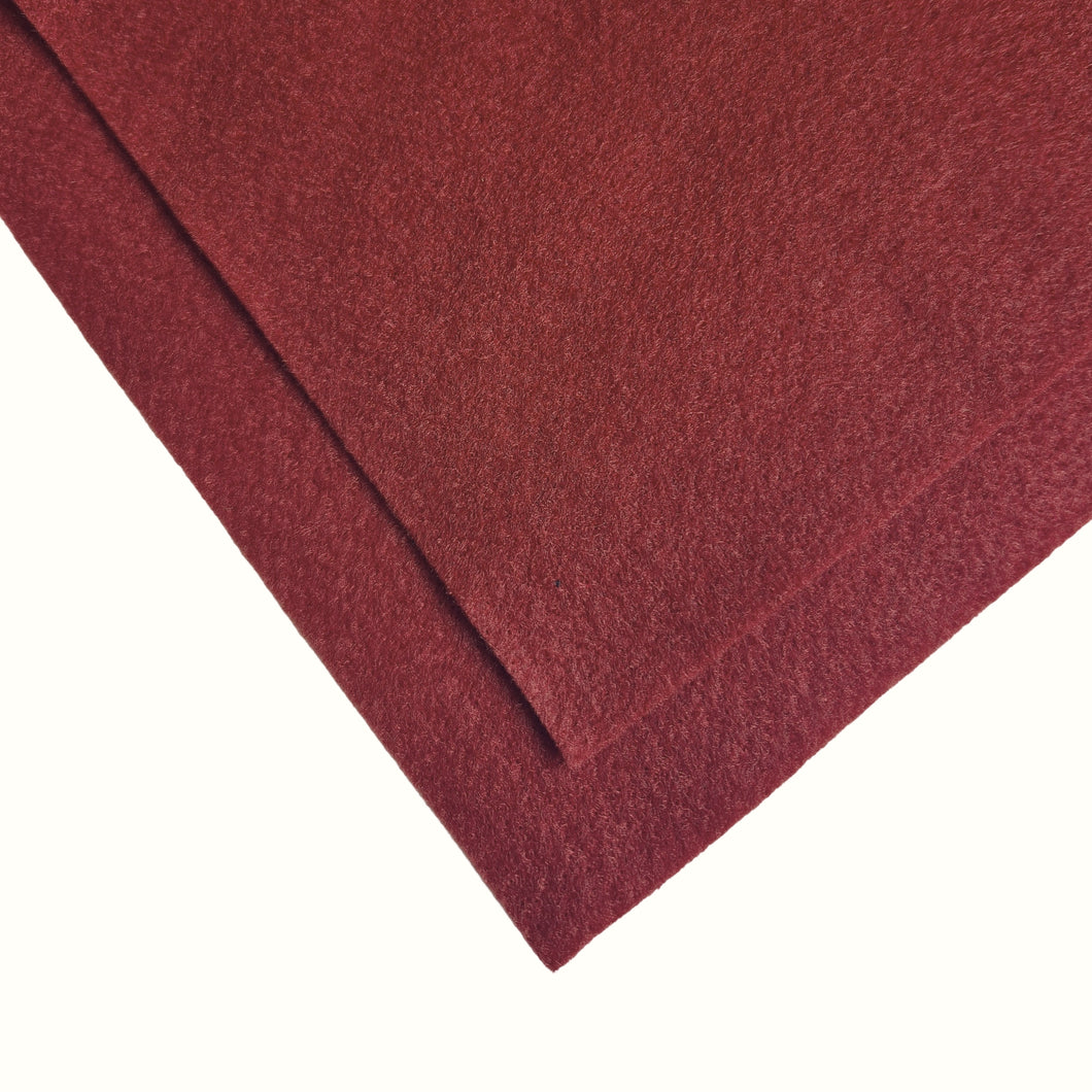 Trucraft - Premium Craft Felt - A4 Sheets - Burgundy - Pack of 4