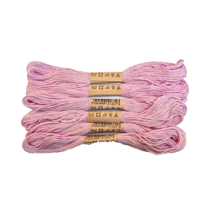 Trucraft - Embroidery Cross Stitch Thread - Colour Safe - 6 Skein Pack - Candy Pink