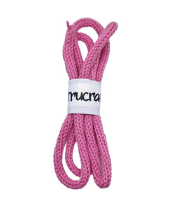 Trucraft - iCord French Knitting Rope - 1m Length - 100% Cotton - 004 Candy Pink