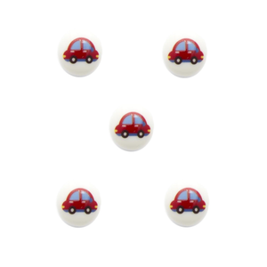 Trucraft - 15mm Car Shank Buttons - Pack of 5