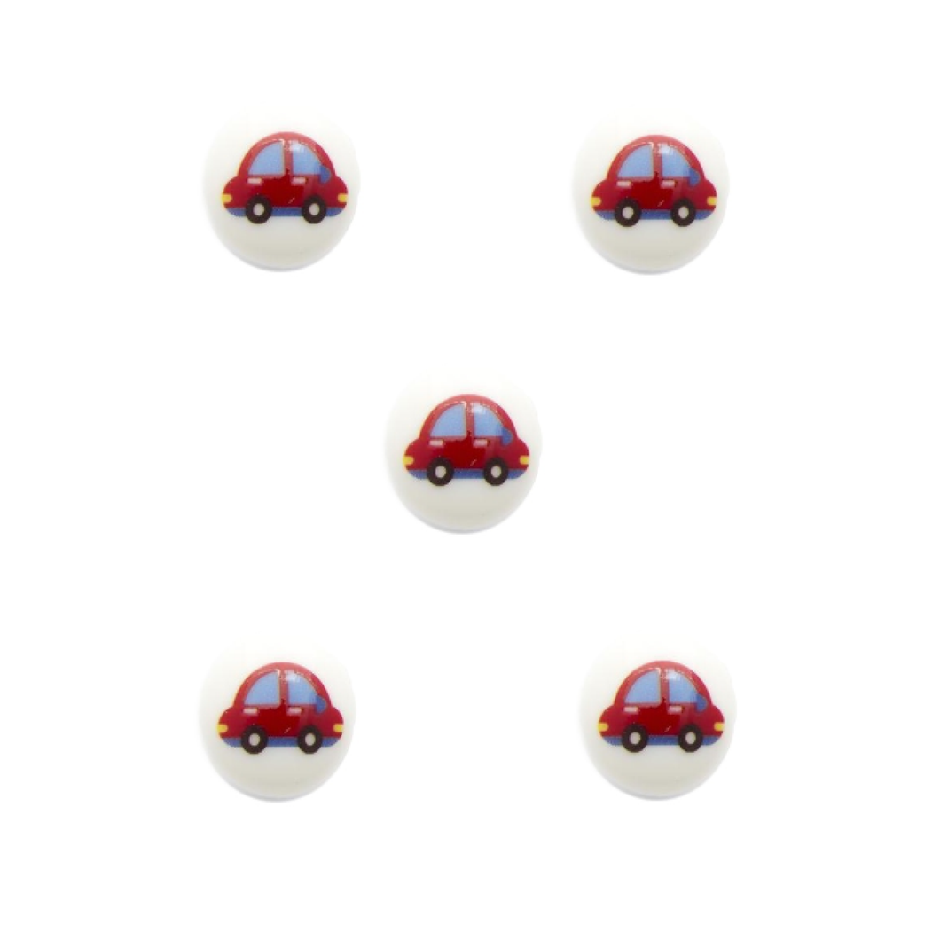 Trucraft - 15mm Car Shank Buttons - Pack of 5